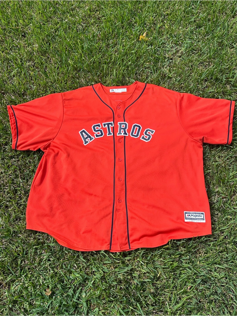 Houston Astros Bregman #2 Cool Base Jersey Men's Orange Majestic Used 4XL A30